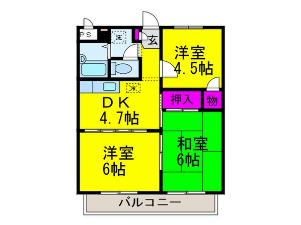 センチュリーハイツの物件間取画像